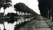 Damse Vaart.  Between Damme and Bruges, Flanders.